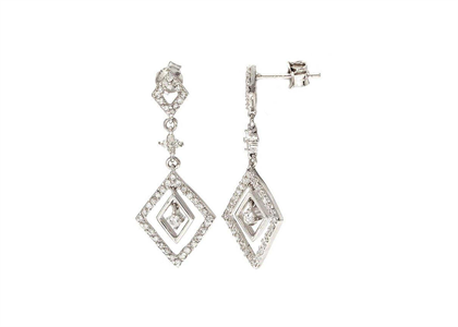 Rhodium Plated | Fashion Earrings